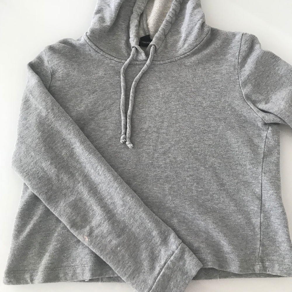 Crop top hoodie